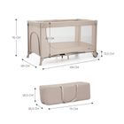 Kinderkraft, Joy 2, patut de volaj, Beige