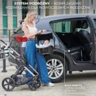 Kinderkraft, Moov 2, Air Wheels, carucior multifunctional 4in1, Moonlight Grey
