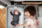 Kinderkraft, Neste Air, patut atasabil (co-sleeper) 3in1, gri