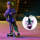 Kinderkraft, RAKET UP, trotineta LED cu 3 roti cu sezut, 2in1, Pink