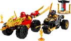 LEGO NINJAGO, Infruntarea dintre Kai in masina si Ras pe motocicleta, 71789