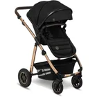 Lionelo, Amber, carucior multifunctional 3in1, Black Onyx