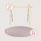 Lionelo, Anis, set: stand educativ din lemn si covoras