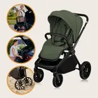 Lionelo, Mika Plus, carucior multifunctional, 2in1, Green Olive