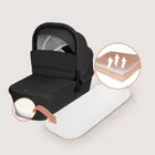 Lionelo, Mika Plus, carucior multifunctional 3in1, Black Onyx
