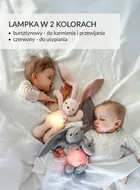 MyHummy (Szumisie), Iepuras 5 in 1 cu pernuta termica din grau, 30 cm, maro