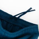 Pantaloni scurti albastri din bumbac pieptanat NOWEAR