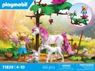 Playmobil, Princess Magic, Grajd magic de unicorn pentru mama si manz, 71839
