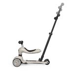 Scoot & Ride, Highwaykick 1 Push and Go, trotineta cu scaun si maner 3 in 1, Ash
