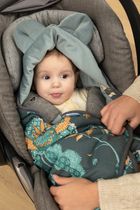 Sensillo, Velvet, husa pentru scaun auto, 90-90 cm, Paradise, smarald