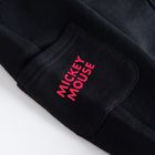 Set pentru baieti, Hanorac cu gluga, Tricou, Pantaloni trening, negru-rosu, imprimeu Mickey Mouse