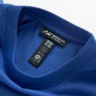 Tricou basic albastru cu croiala relaxed NOWEAR