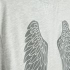 Tricou basic gri din bumbac pieptanat NOWEAR