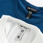Tricou din bumbac pieptanat 2-pack NOWEAR