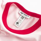 Tricou slim roz din bumbac pieptanat NOWEAR