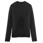 Tricou termoactiv negru cu adaos de lana NOWEAR