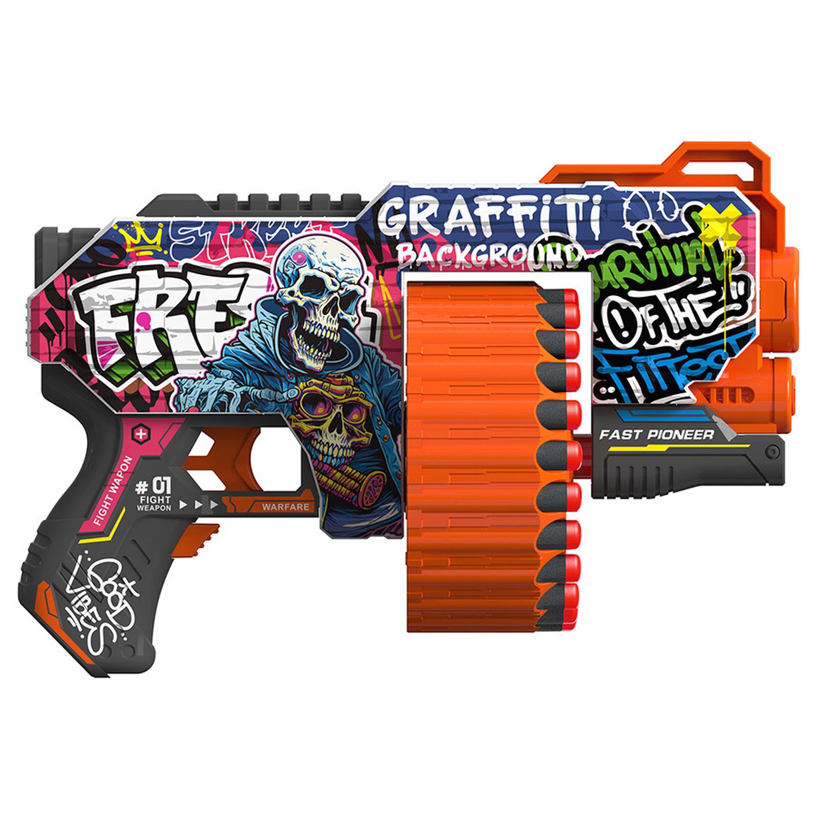 Fire Xtreme, Graffiti Rotary Wheel Blaster, lansator de proiectile Fire Xtreme, Graffiti Rotary Wheel Blaster, lansator de proiectile
