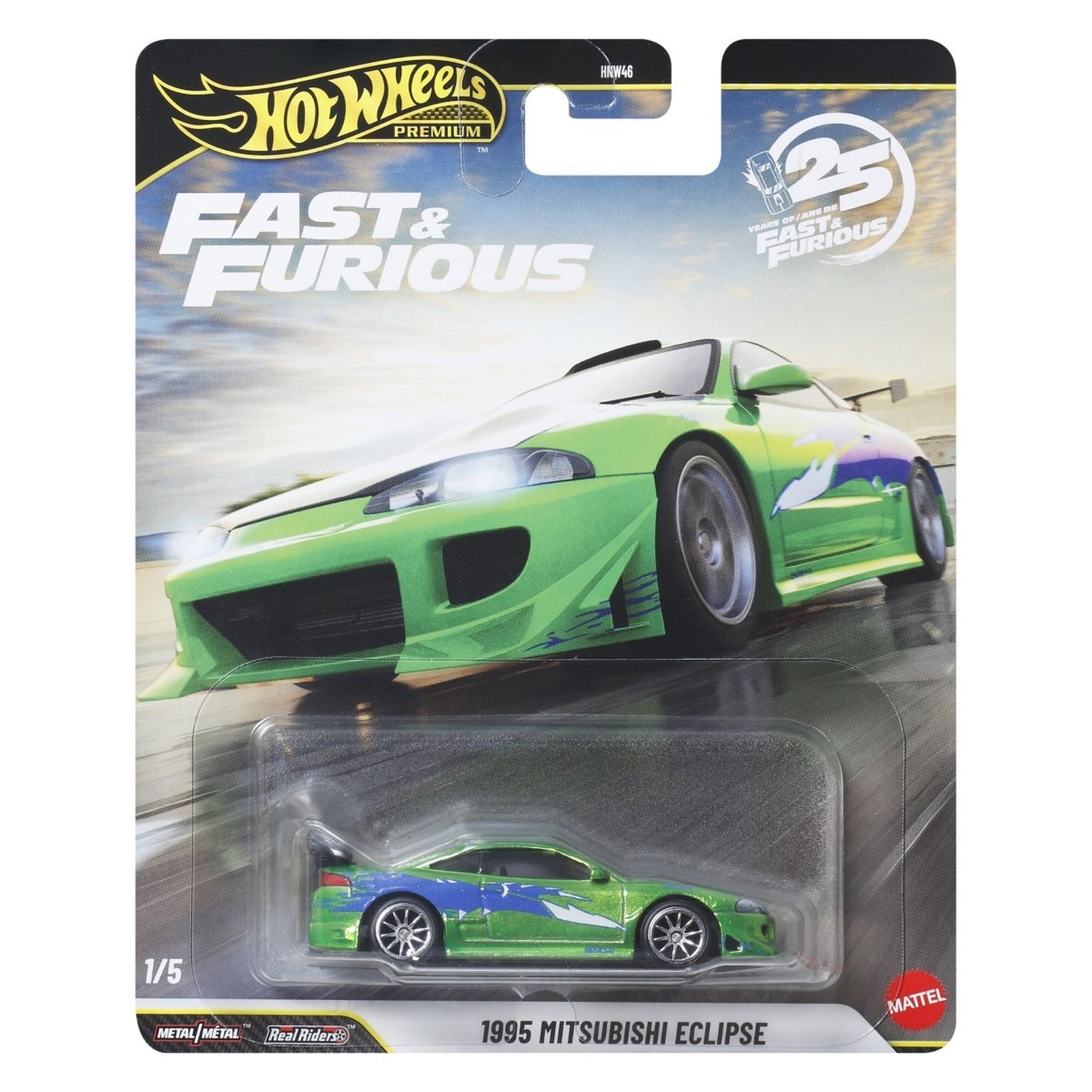 Hot Wheels, Fast & Furious, 1995 Mitsubishi Eclipse, masina