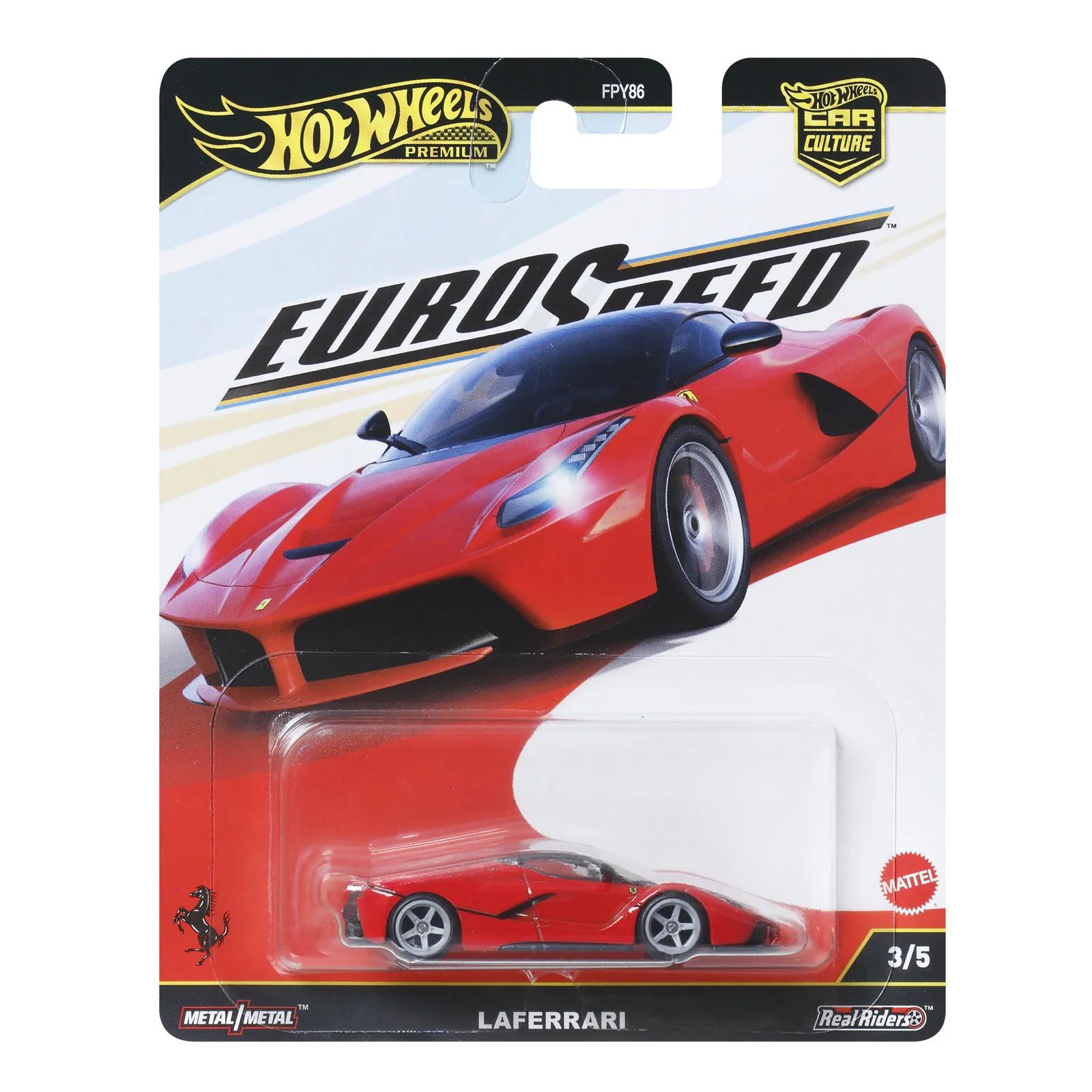 Hot Wheels, Premium, Car Culture, EuroSpeed, La Ferrari, masina
