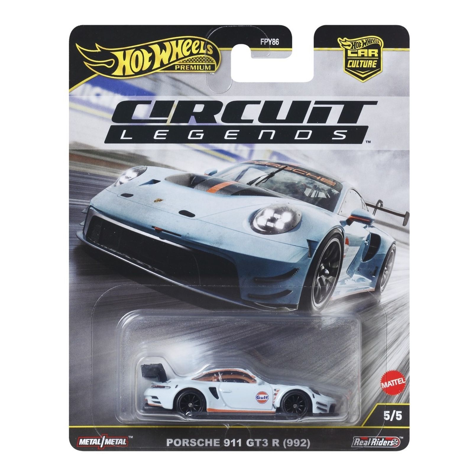 Hot Wheels, Premium, Car Culture, Porsche 911 GT3 R (992), masina