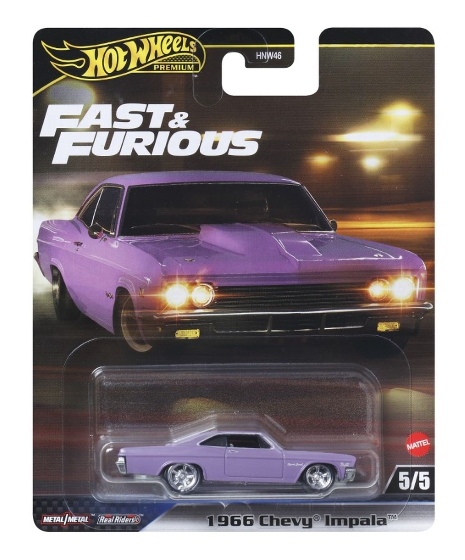 Hot Wheels, Premium, Fast & Furious, 1966 Chevy Impala, masina