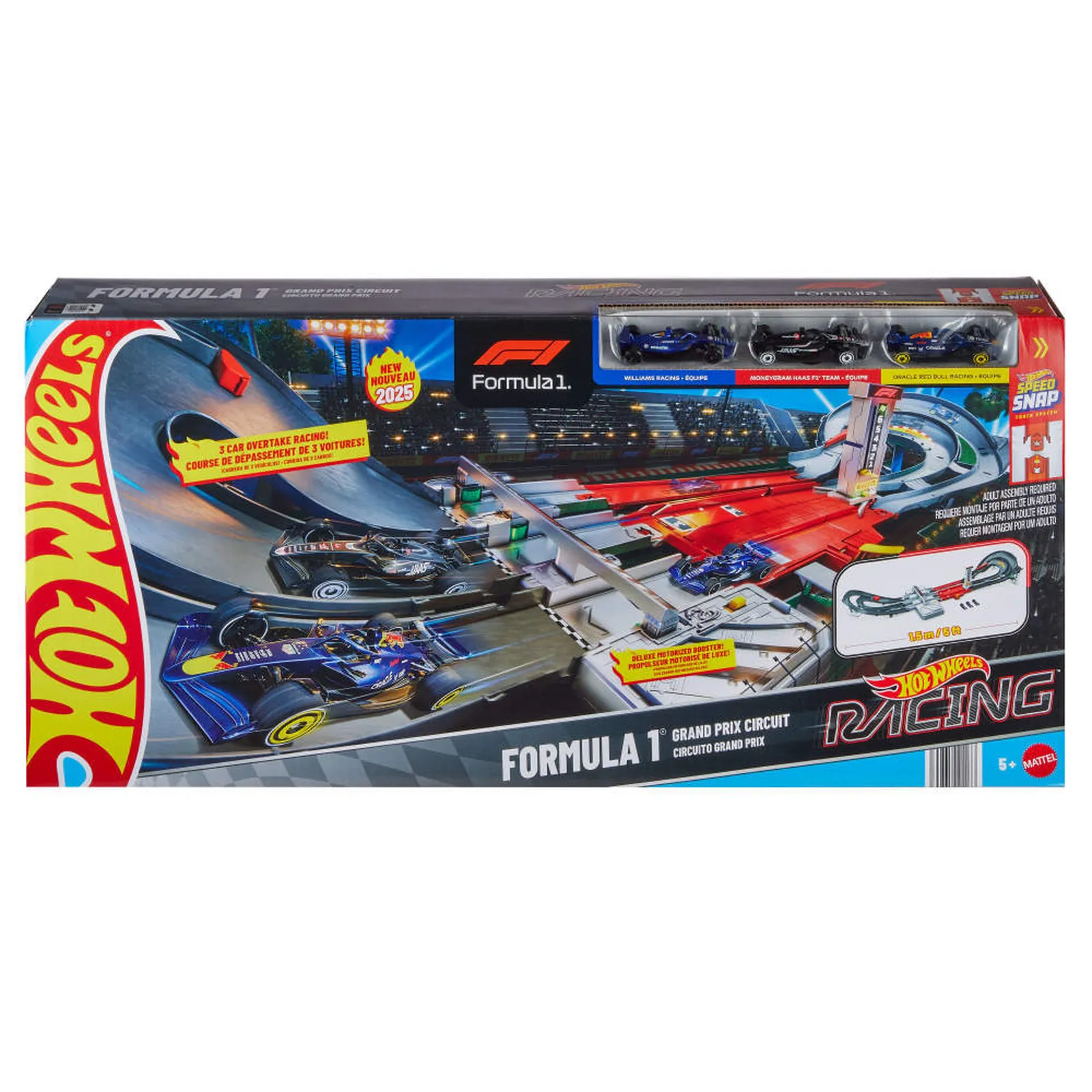Hot Wheels GRAND PRIX RACER 2台セット Hot Wheels, Racing Grand Prix F1, set de joaca - smyk.ro