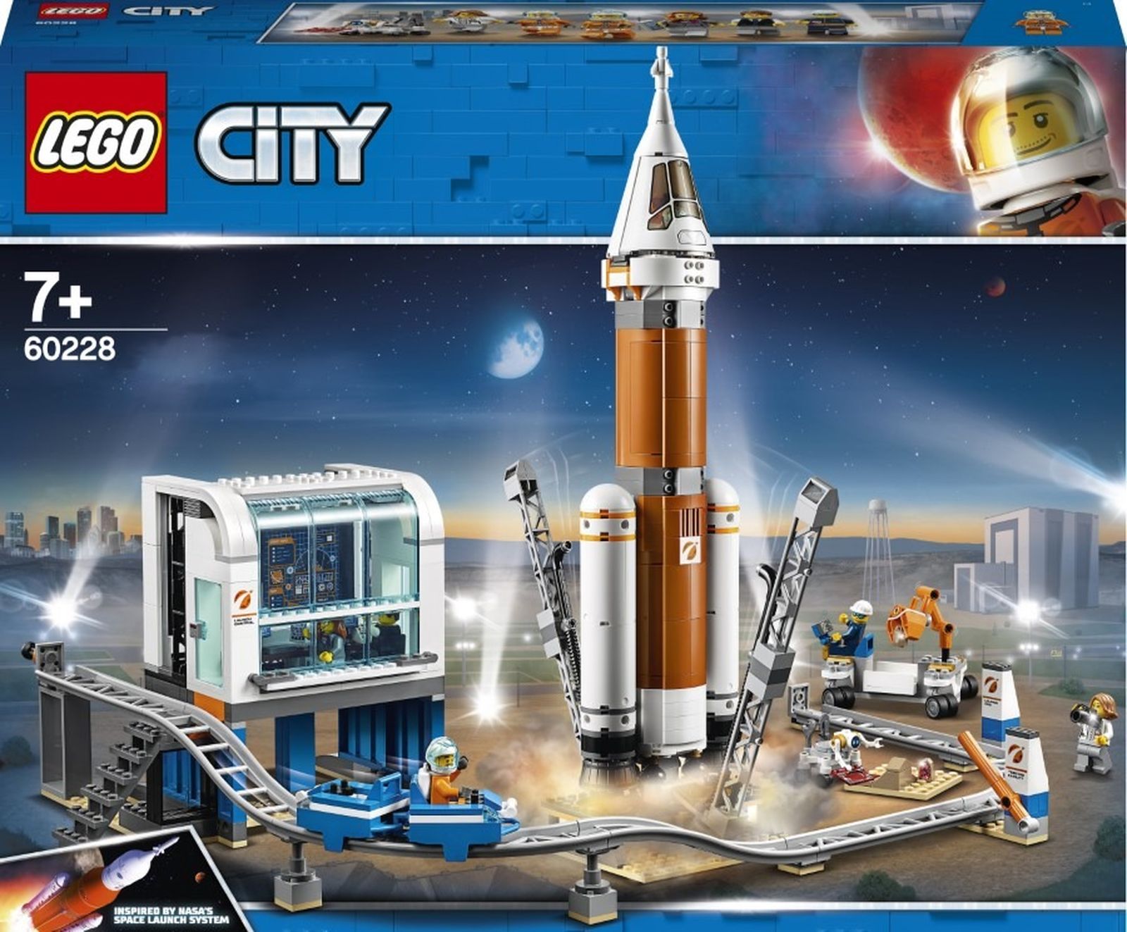 LEGO City Space Port, Racheta spatiala si Centrul de comanda al