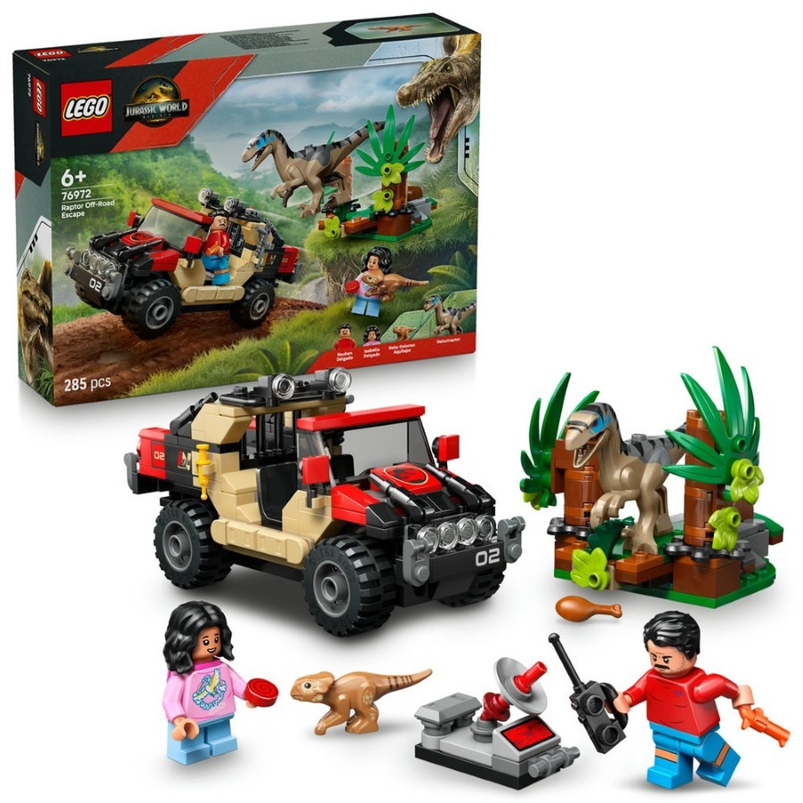 LEGO Jurassic World, Evadare off-road din calea unui Velociraptor