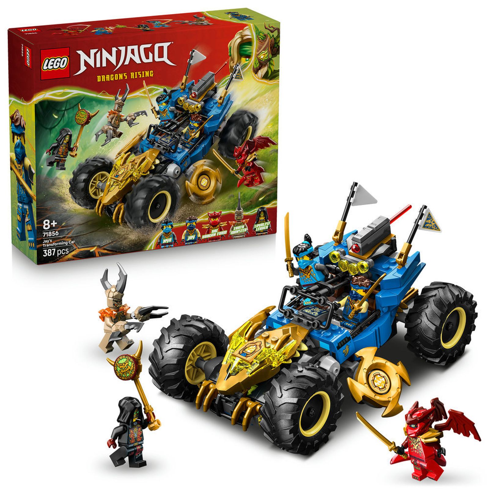LEGO NINJAGO, Masina transformabila a lui Jay, 71856 - smyk.ro