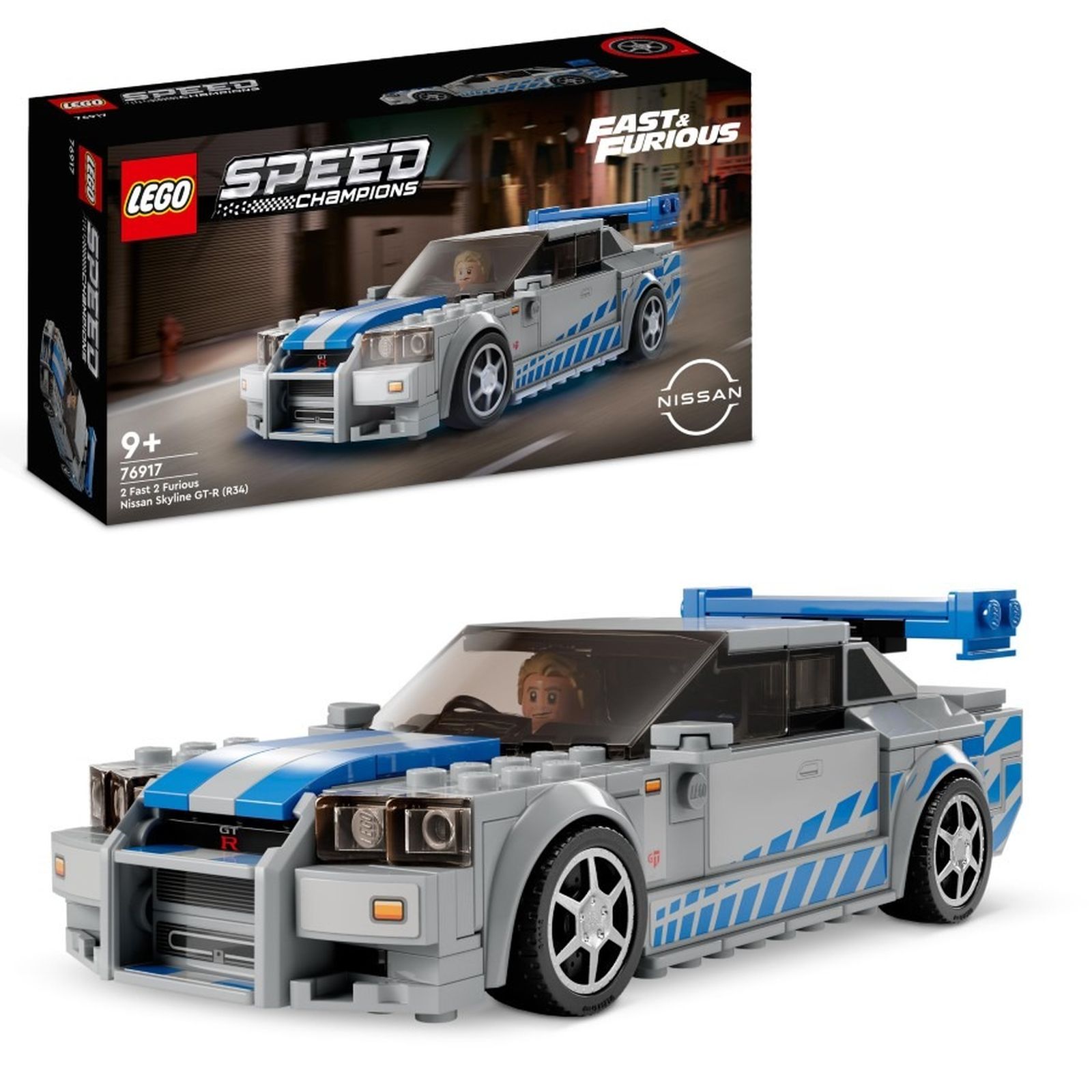 LEGO Speed Champions, Nissan Skyline GT-R (R34) Mai furios, mai