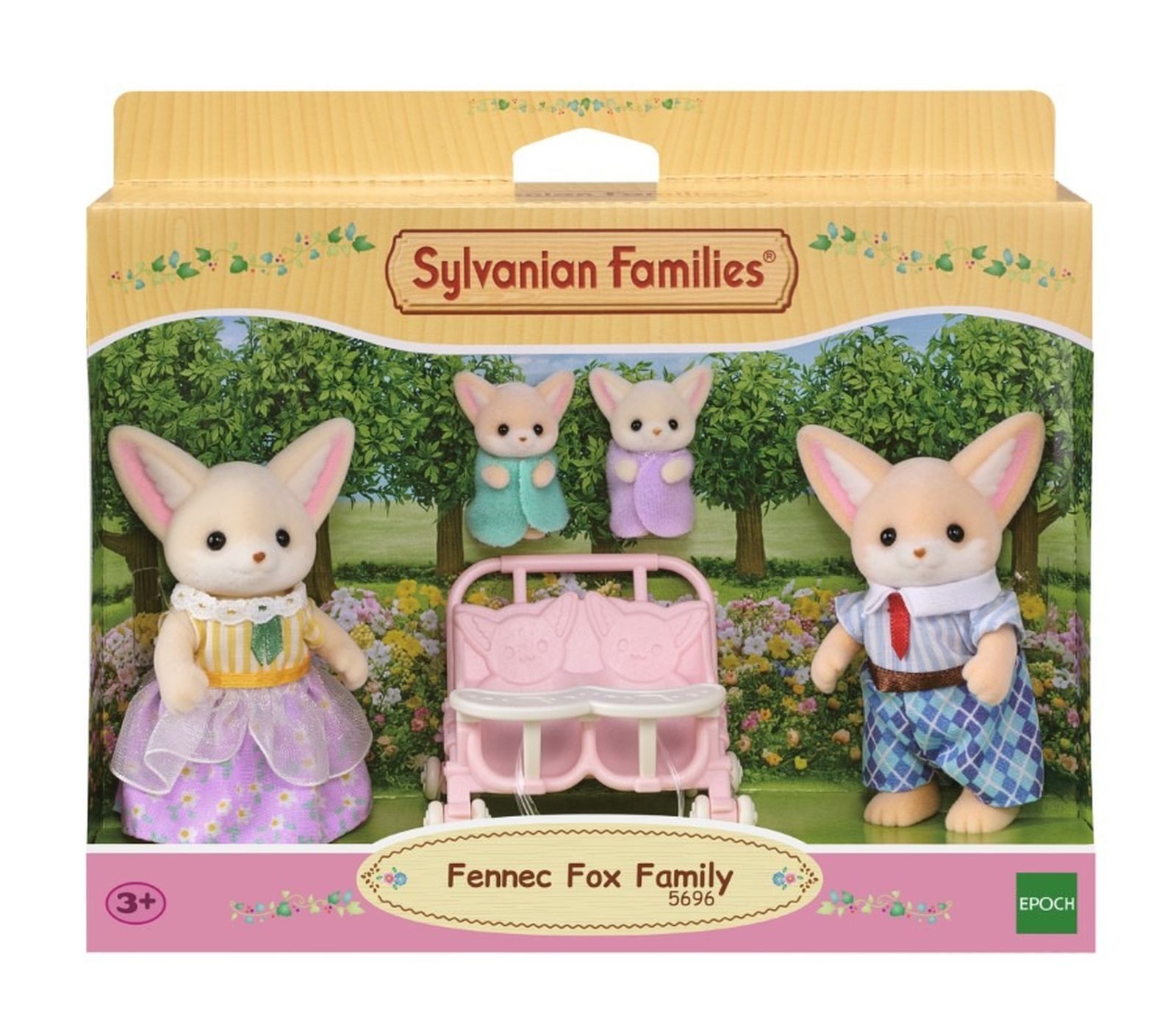 SYLVANIA GB-5670 真空管　５本セット Sylvanian Families, Familia vulpitelor Fenec, set de figurine