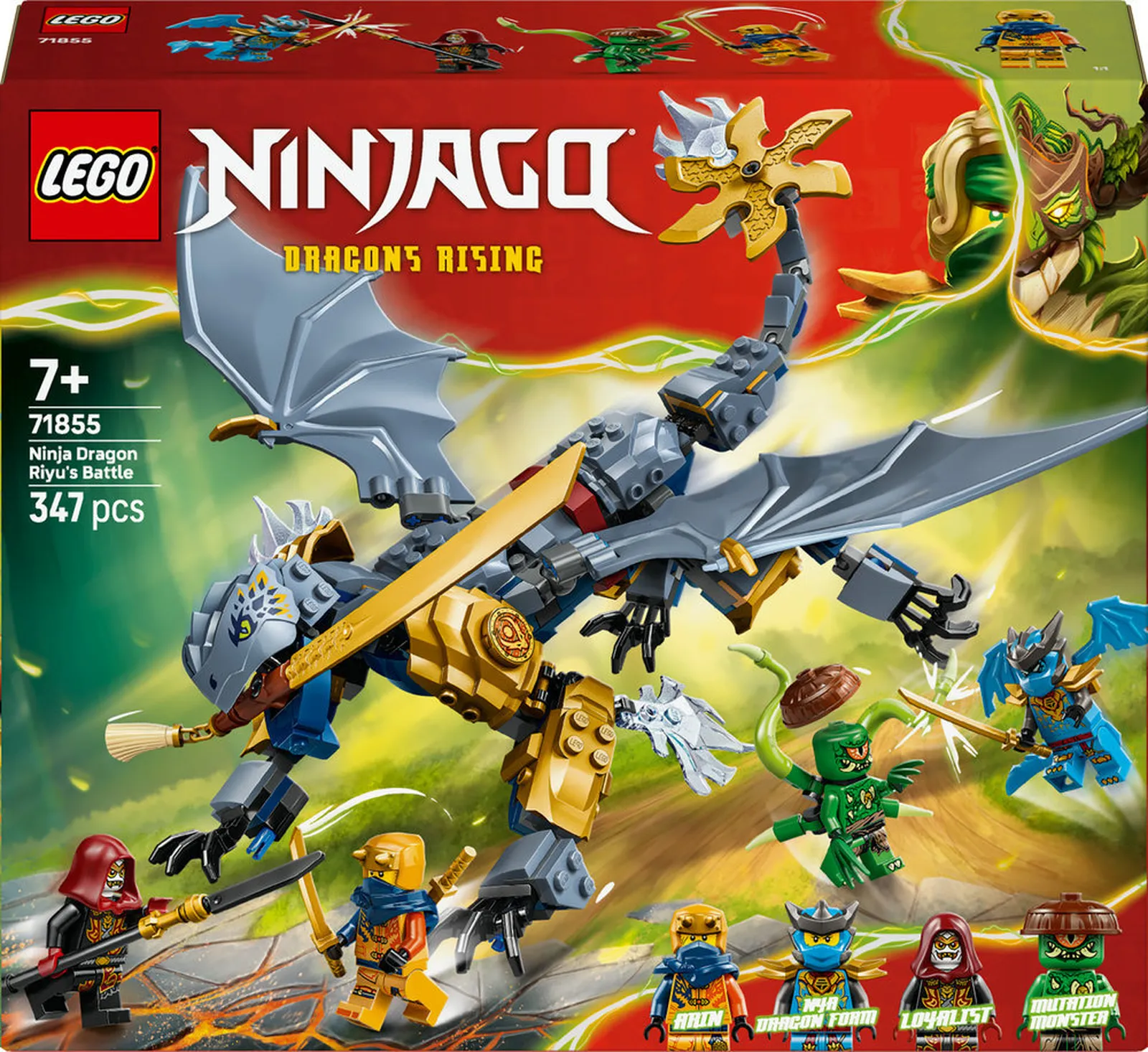 LEGO NINJAGO, Batalia dragonului ninja Riyu, 71855 - smyk.ro