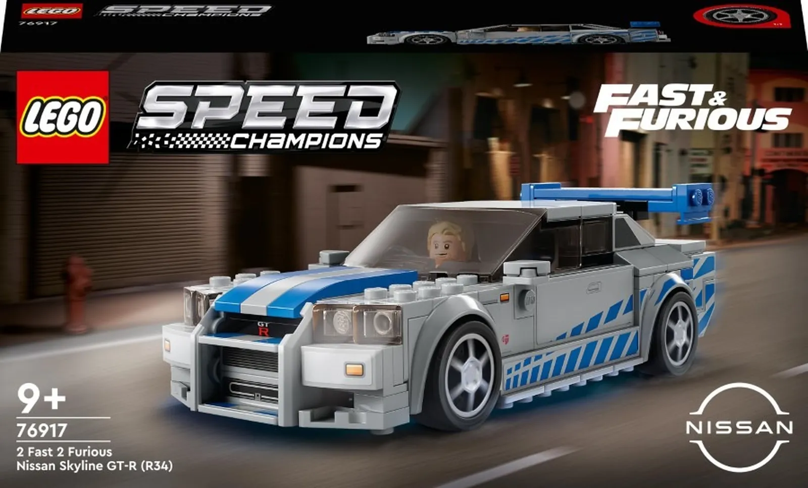 LEGO Speed Champions, Nissan Skyline GT-R (R34) Mai furios, mai