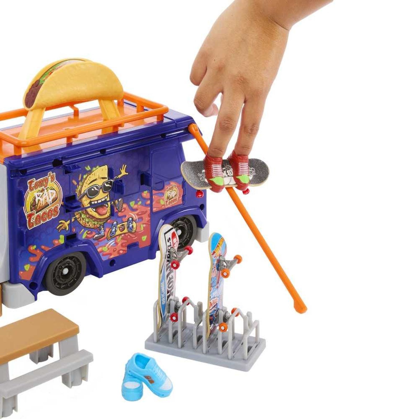 Hot Wheels, Skate, Taco Truck, set de joaca - smyk.ro