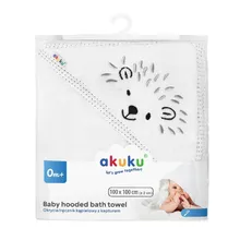 Akuku, Arici, halat de baie, albastru, 100-100 cm