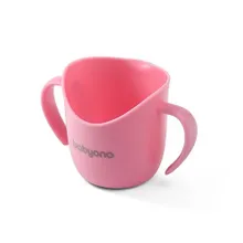 BabyOno, Flow, cana ergonomica pentru copii, 120 ml, roz