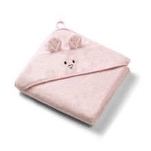 BabyOno, Halat de baie din bambus cu gluga, roz, 100-100 cm