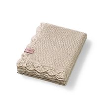 BabyOno, Patura tricotata din bambus, bej deschis, 75-100 cm