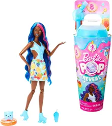 Barbie, Pop Reveal, Cocktail de fructe, papusa cu accesorii, 1 buc.