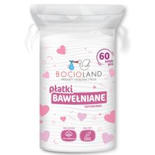 Bocioland, dischete cosmetice din bumbac, 60 buc.