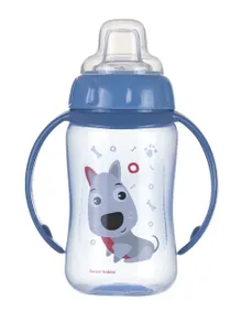Canpol babies, Cute Animals, canita antrenament cu duza din silicon, 320 ml