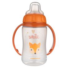 Canpol babies, Cute Animals, canita antrenament cu duza din silicon, 320 ml