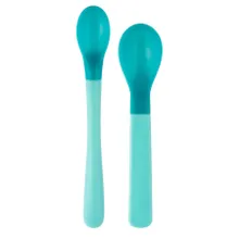 Canpol babies, set de linguri de schimbare a culorii, turcoaz, 2 buc.