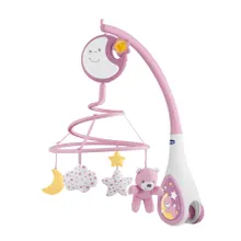 Chicco, Next2Dreams, Carusel pentru patut 3in1, roz