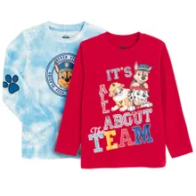Cool Club, Bluza cu maneca lunga pentru baieti, mix, imprimeu Paw Patrol, set, 2 buc.