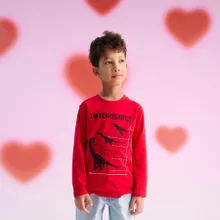 Cool Club, Bluza cu maneca lunga pentru baieti, rosu