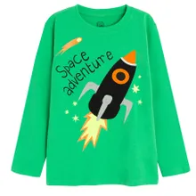 Cool Club, Bluza cu maneca lunga pentru baieti, verde