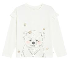 Cool Club, Bluza cu maneca lunga pentru fete, alb