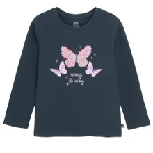 Cool Club, Bluza cu maneca lunga pentru fete, albastru