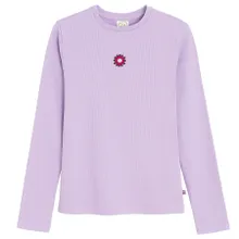 Cool Club, Bluza cu maneca lunga pentru fete, din tricot striat, violet